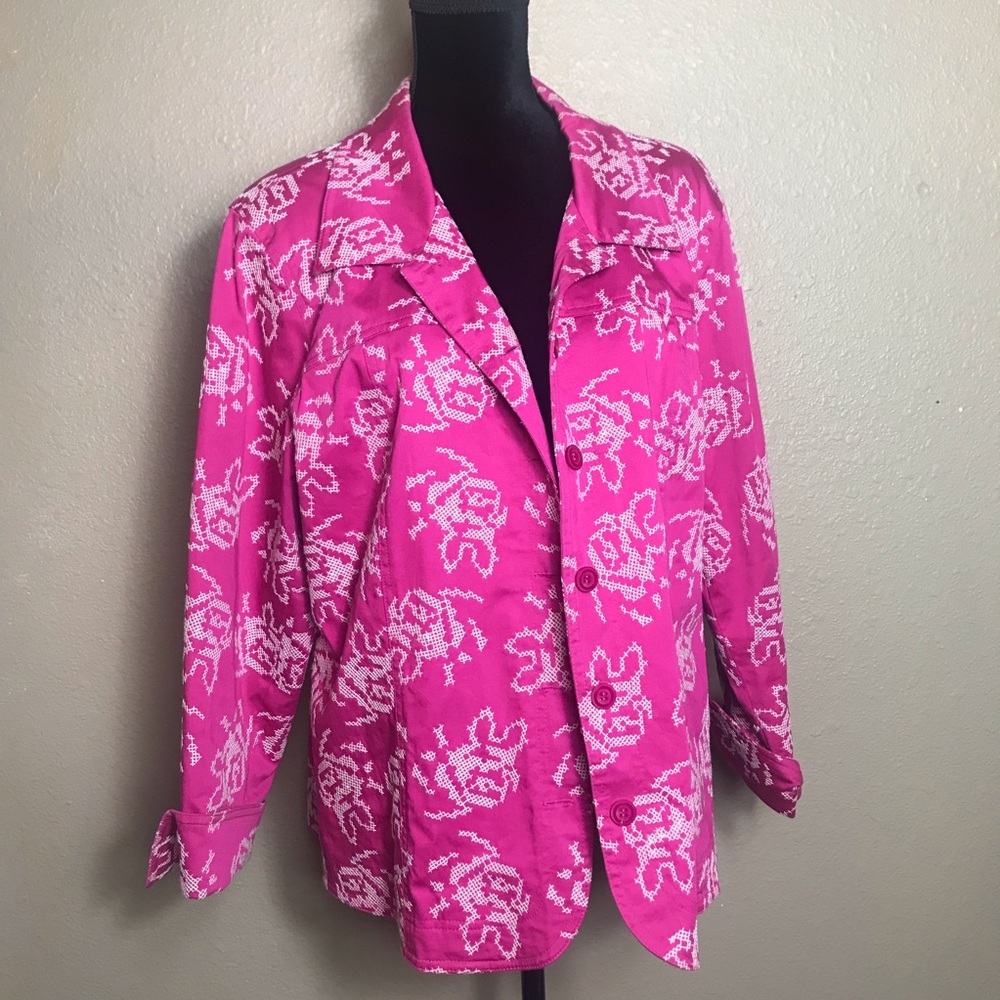 Susan Graver Pink Blazer